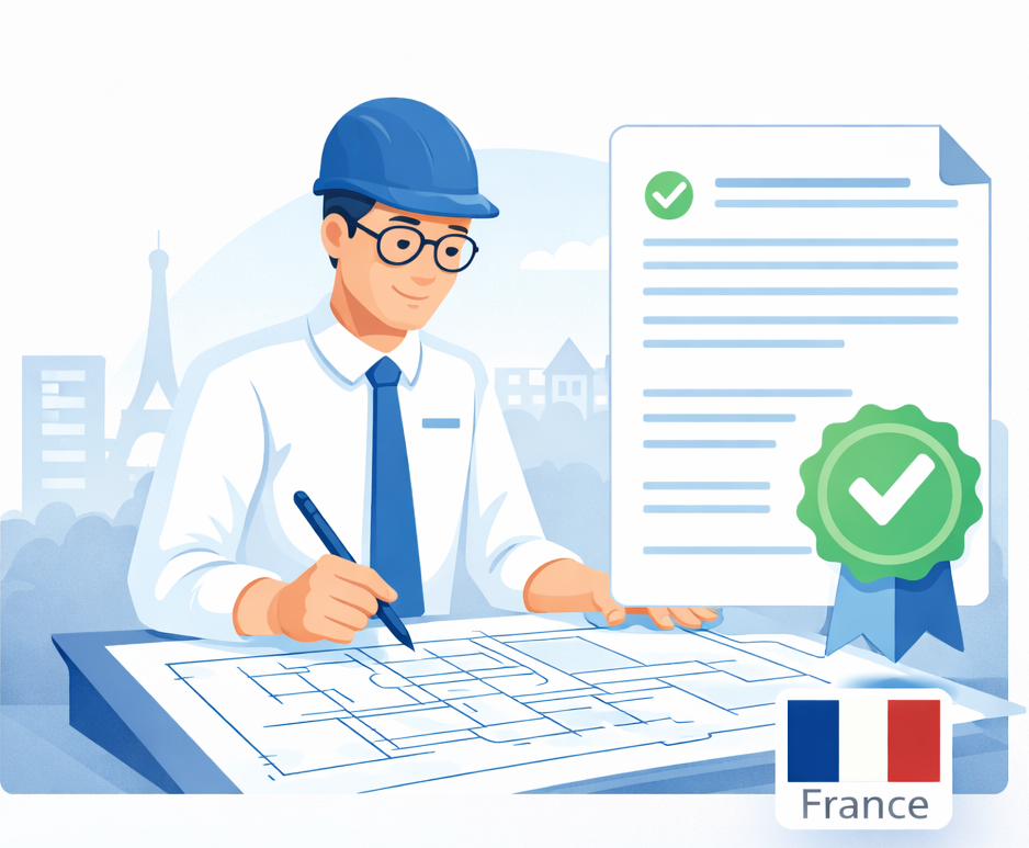 Ingénieur structure avec plans
